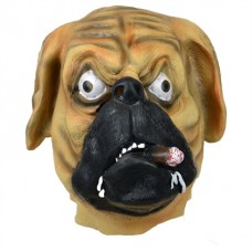Masker hond met sigaar 